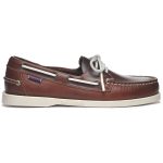 Docksides Portland Waxed Brown-White